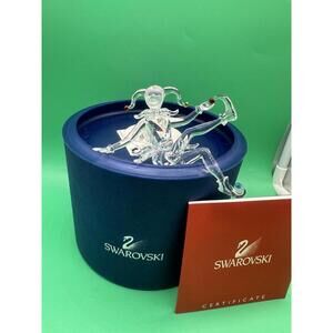 Swarovski Silver Crystal Fairy Tales Jester  #275555 7550NR In Box With COA